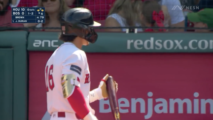 Red Sox outfielder Jarren Duran yells gay slur at fan